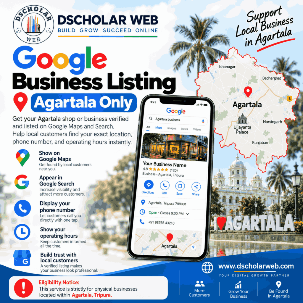 google listing agartala
